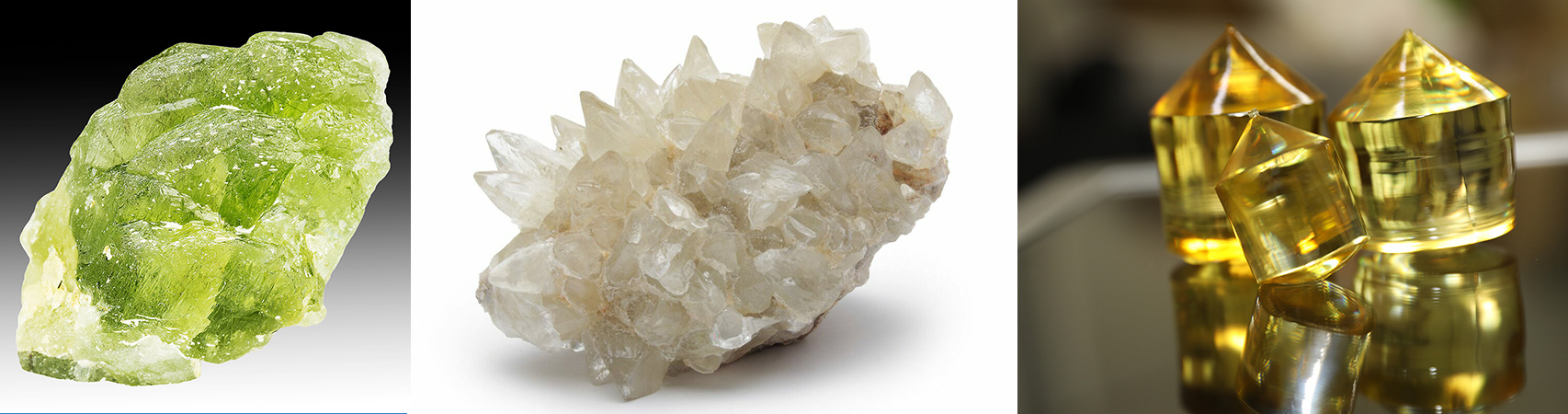 birefrigent crystals